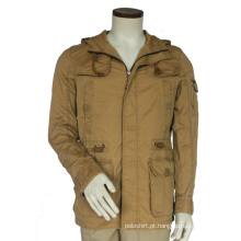 Casaco de inverno militar grosso quente masculino casaco Full-Zip peles artificiais forrado